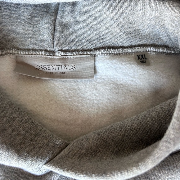 Fear of God Essentials Heather Gray Hoodie - Picture 6 of 6